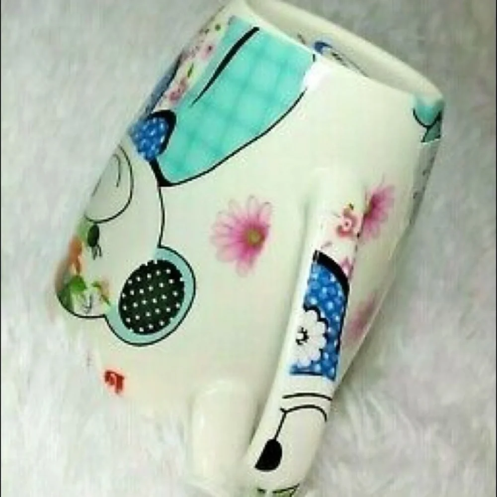 🛍All For You Patchwork Teddy Love Ceramic
